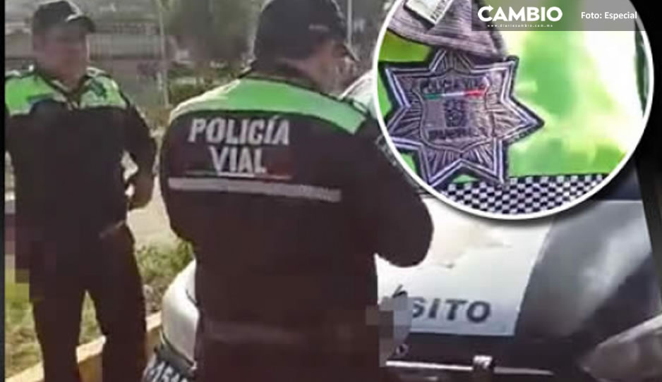 Síndico de Texmelucan denuncia a tránsitos que usaban uniformes de otros municipios para extorsionar