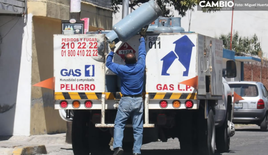 Tanque de gas de 20 kilos costará 396.80 pesos en Puebla