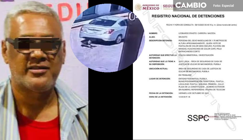 Tras un mes cae Leobardo N por atropellar intencionalmente lomito en Piaxtla