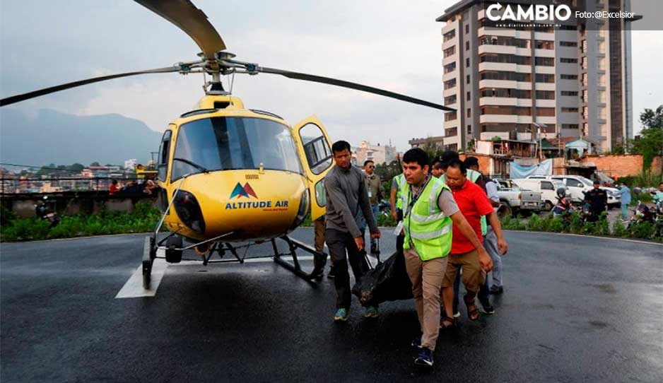 Identifican a mexicanos fallecidos en accidente de helicóptero en Nepal