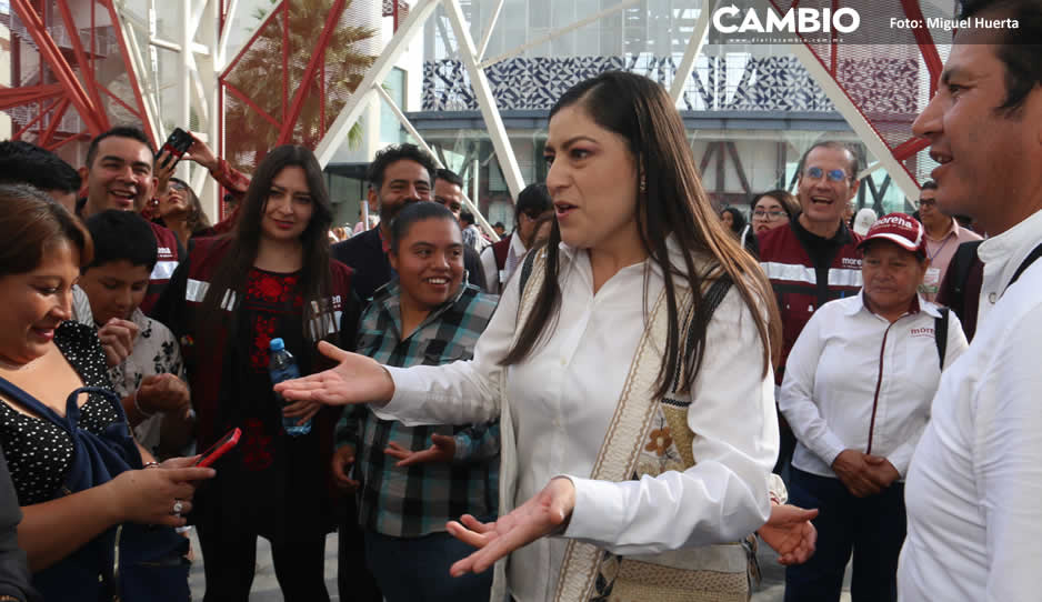 Claudia Rivera critica al Consejo Estatal de Morena: asegura que la CNE les corregirá la plana