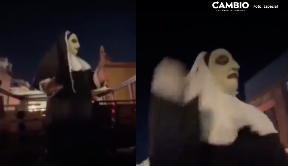 Llega bailando hasta Puebla la “Monja viral de TikTok” (VIDEO)