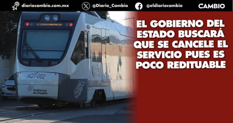 Tren Turístico requiere 5 mil 731 millones para reactivarse: gobierno lo sacará de circulación