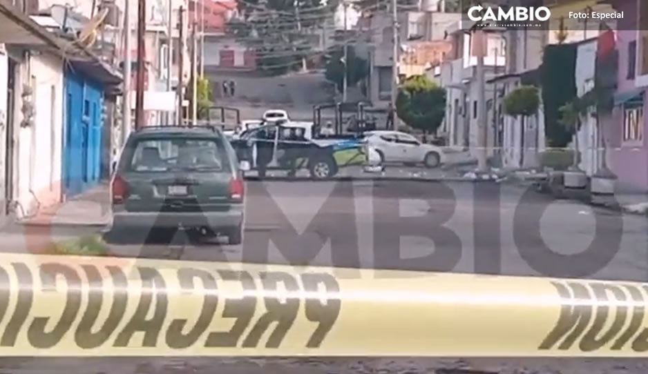 ¡De terror! Rafaguean casa y dejan cabeza humana en colonia Azteca  (VIDEO)