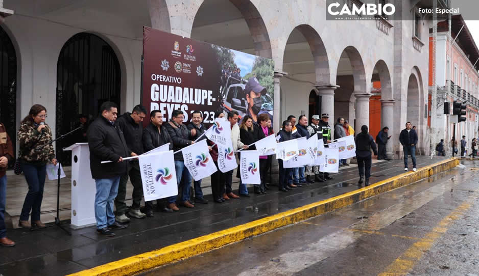Gobierno de Teziutlán da inicio al operativo Guadalupe-Reyes