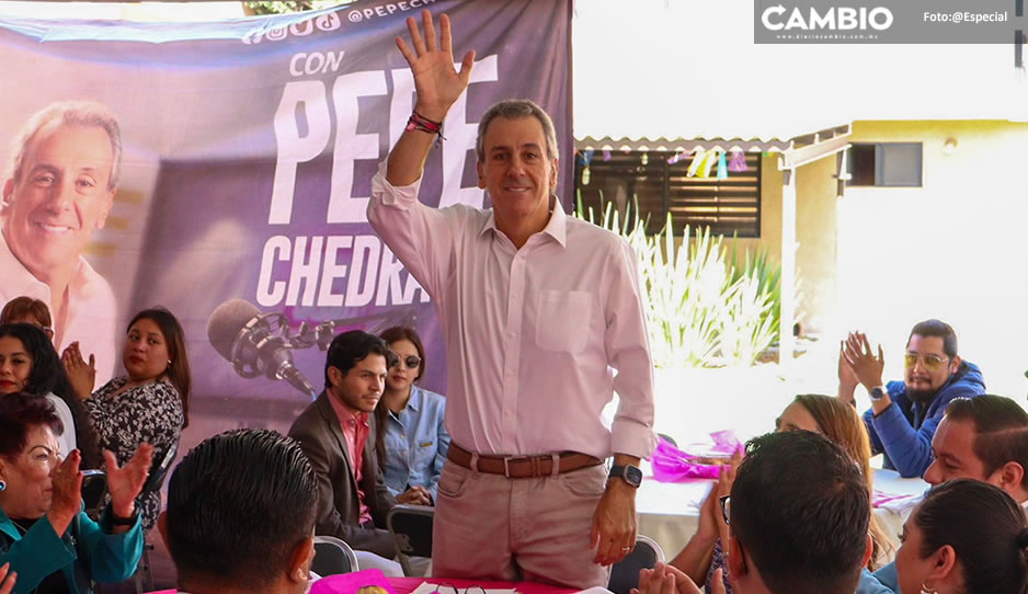 Pepe Chedraui reitera que va por candidatura de Morena a la alcaldía de Puebla