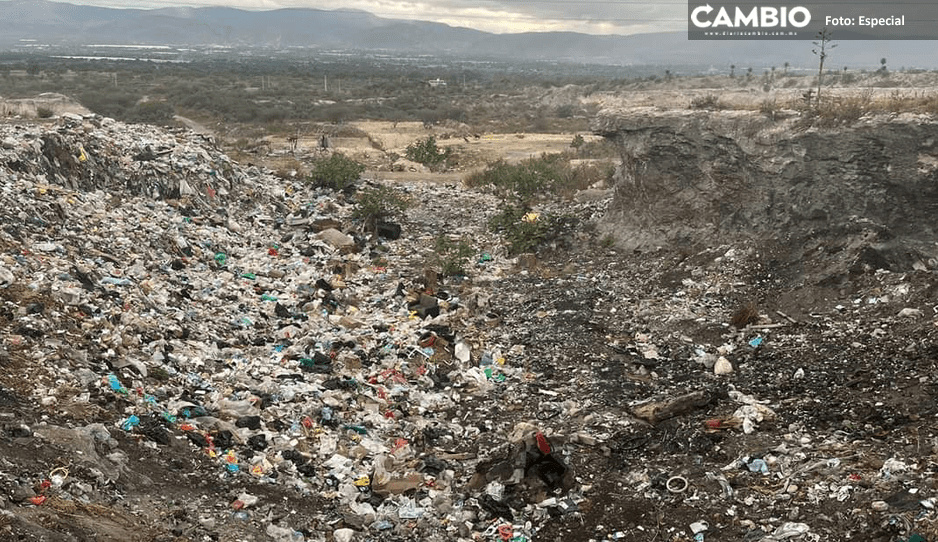 Piden intervención de Profepa para clausurar basurero clandestino en Tehuacán