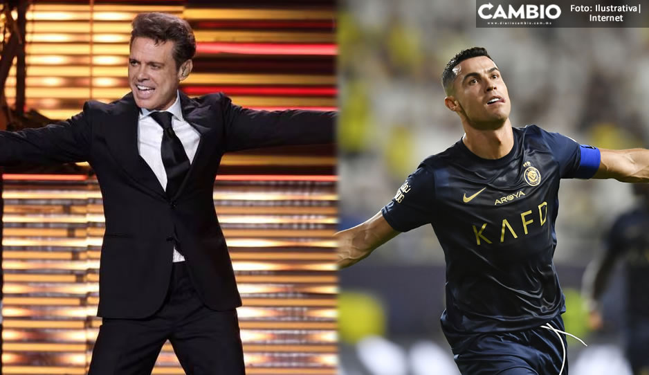 ¡Siuuu! Luis Miguel cierra concierto con peculiar festejo de Cristiano Ronaldo (VIDEO)