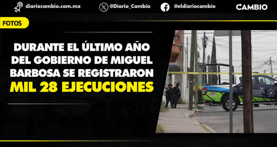 Gobierno de Sergio Salomón disminuye el número de homicidios en Puebla durante el último año