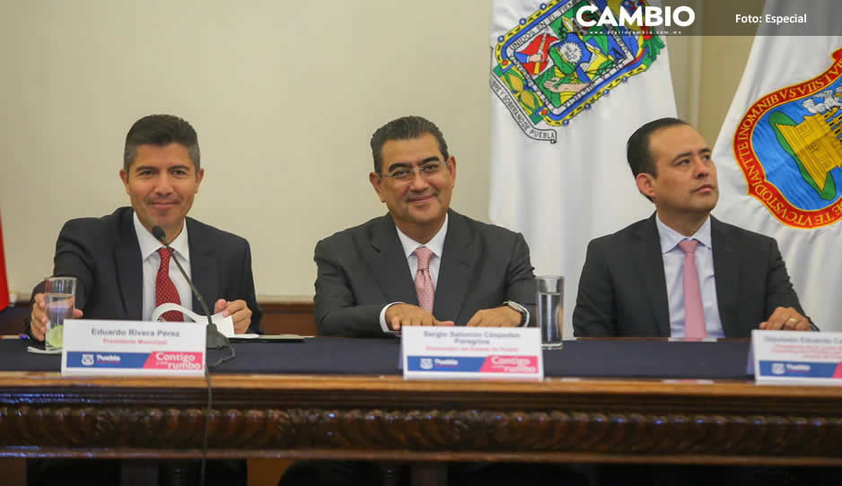 Sergio Salomón pide a Lalo no distraerse con su futuro y garantizar la gobernabilidad en Puebla capital (VIDEOS)