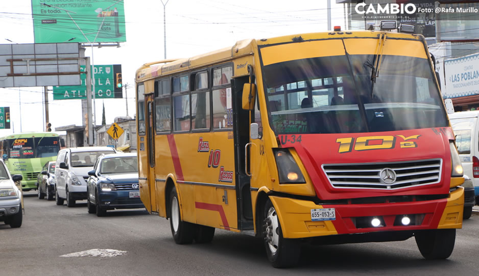 ¿Habrá tarifazo? Transportistas buscan aumentar el pasaje a 12 pesos en Puebla