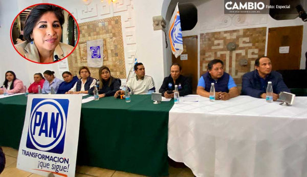 Panistas de San Pedro Cholula rechazan a Roxana Luna como candidata