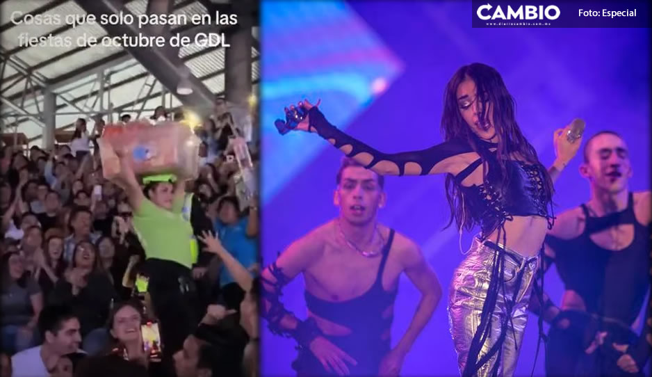¡Se robo el show! Vendedora de papas `perrea´ intenso en concierto de Danna Paola (VIDEO)