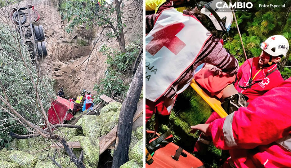 Choque entre camión y autobús deja dos muertos y cinco heridos en la Amozoc-Perote