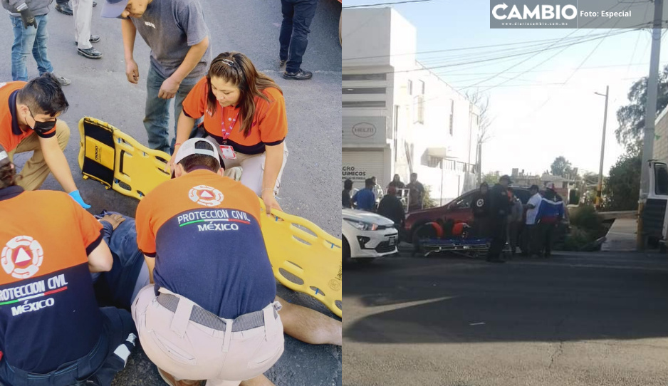 Cafre atropella a peatón en el Barrio de San Sebastián; se reporta grave