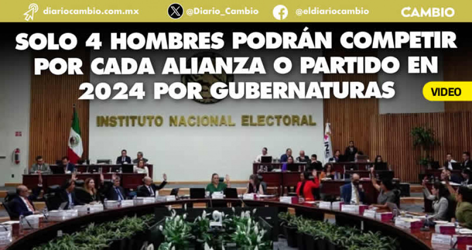 Comisiones del INE avalan que se propongan a 5 mujeres en 2024; se vota el jueves en Consejo General