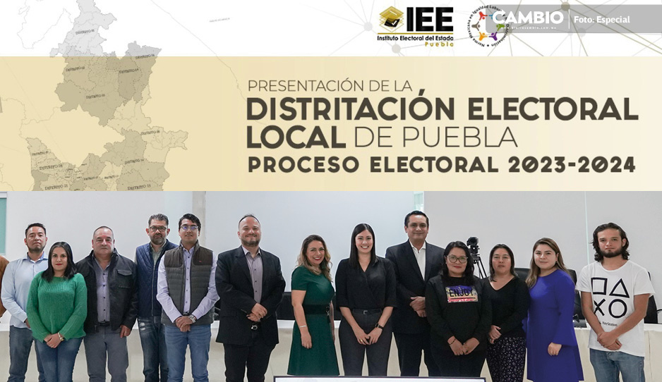 Así quedó la redistritación de los distritos locales de Puebla rumbo al 2024