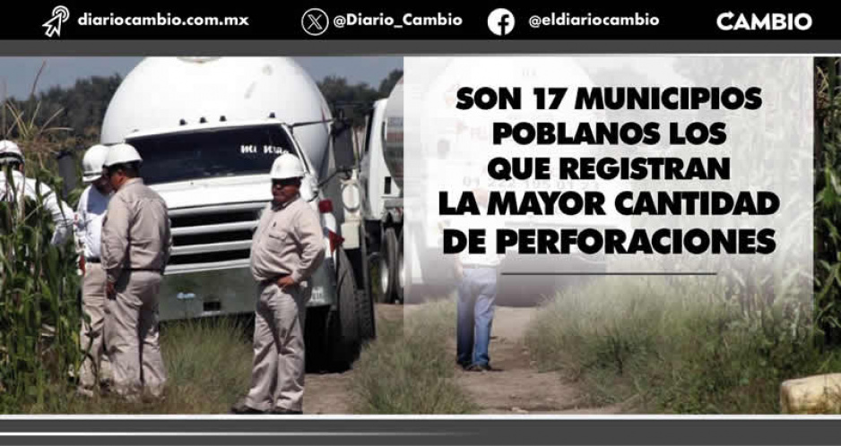 Puebla segundo lugar a nivel nacional por tomas clandestinas de gas LP durante el 2023