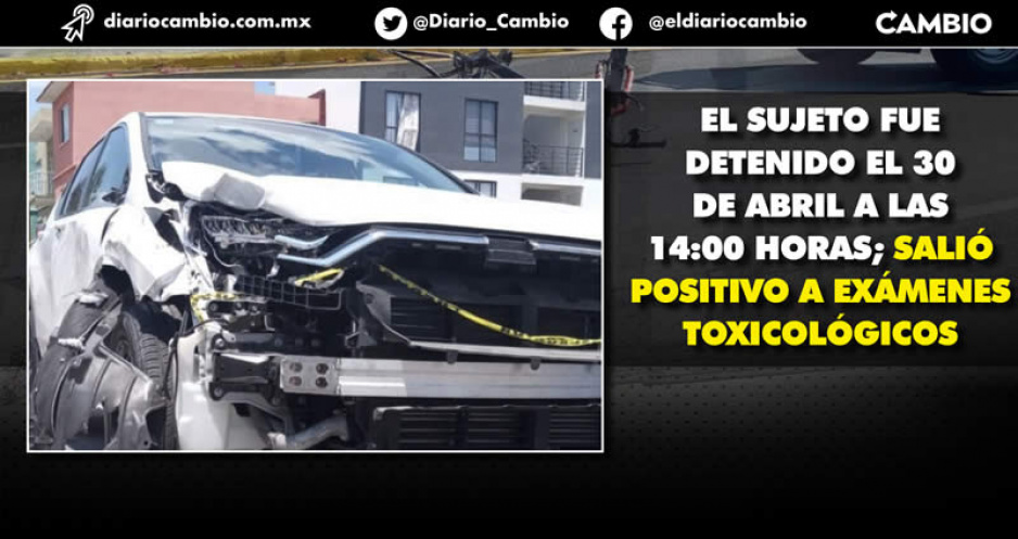 Después de matar al niño ciclista de 16 años fue detenido en su fraccionamiento en Coronango