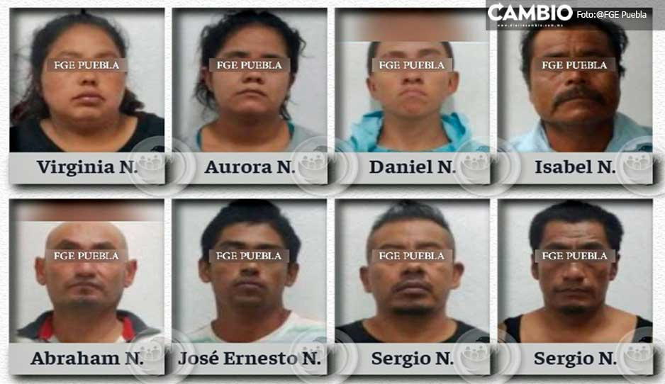 Vinculan a proceso a ocho supuestos secuestradores en San Gregorio Atzompa