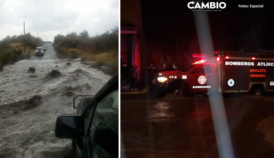 San Pedro, San Juan y al menos cinco colonias en la cabecera: los focos rojos en Atlixco por las lluvias
