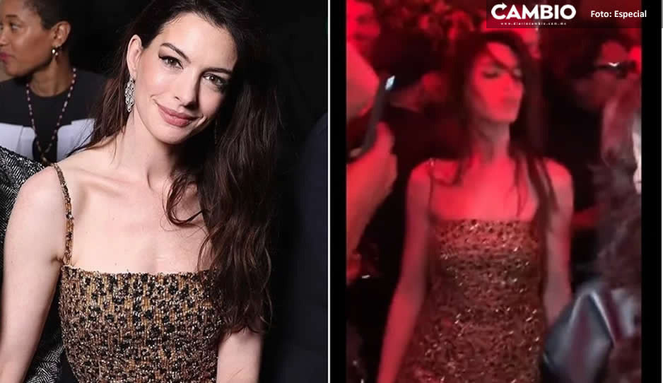 Filtran VIDEO de Anne Hathaway bailando en el after y sus fans “enloquecen”