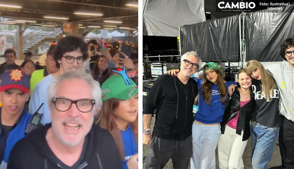 ¿Alfonso Cuarón es &quot;swiftie&quot;? El cineasta acude como cualquier mortal al Foro Sol (VIDEO)