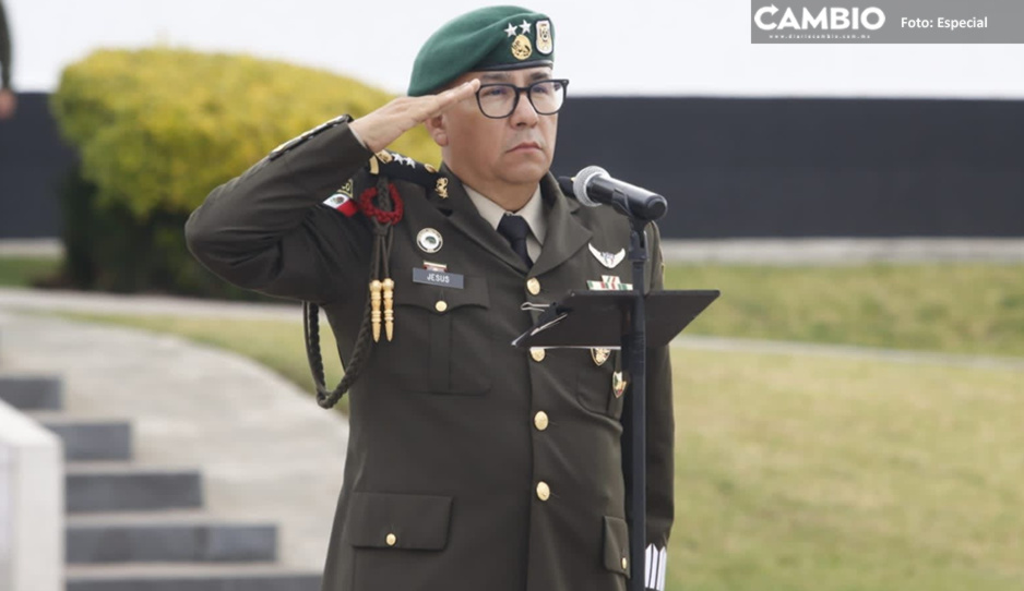 Isaac Aarón Jesús García toma protesta como nuevo coordinador de la GN en Puebla