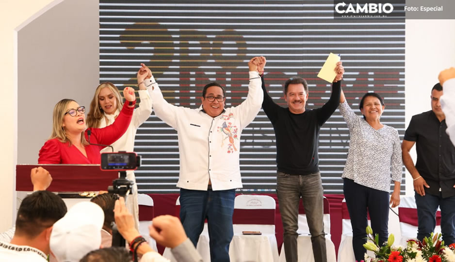 Destaca Nacho Mier trabajo de Julieta Vences y Carlos Evangelista a favor de Puebla
