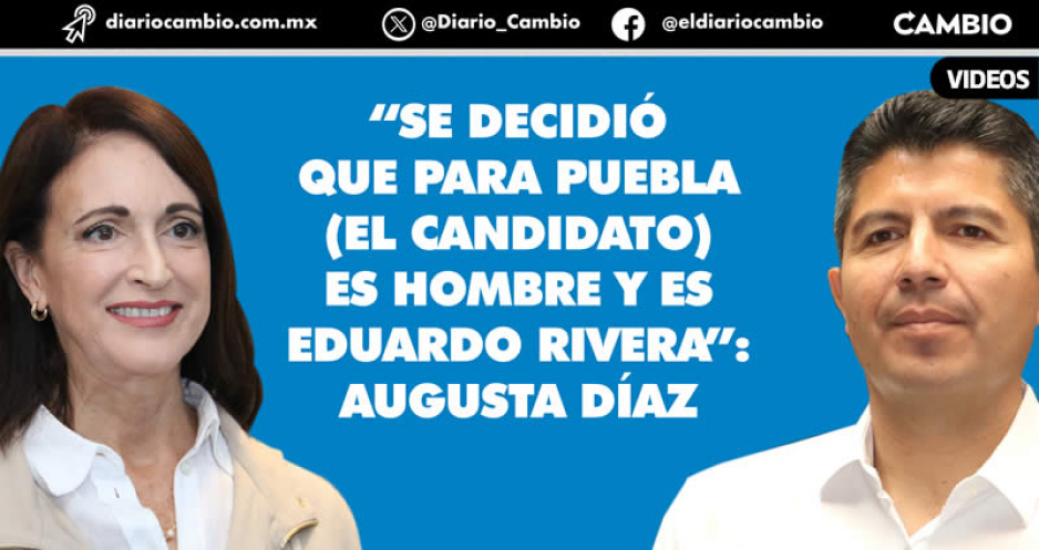 En medio de la racha de masacres, Augusta destapa a Eduardo Rivera como el candidato del PRIAN