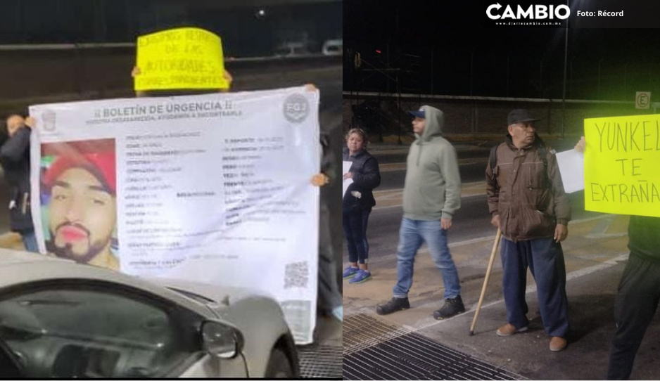 Manifestantes desquician la México-Puebla por joven desaparecido