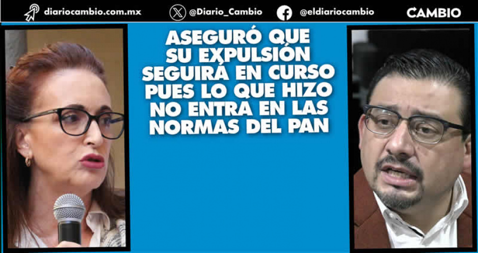 Alcántara no tiene ningún futuro en el PAN aunque impugne: Augusta Díaz