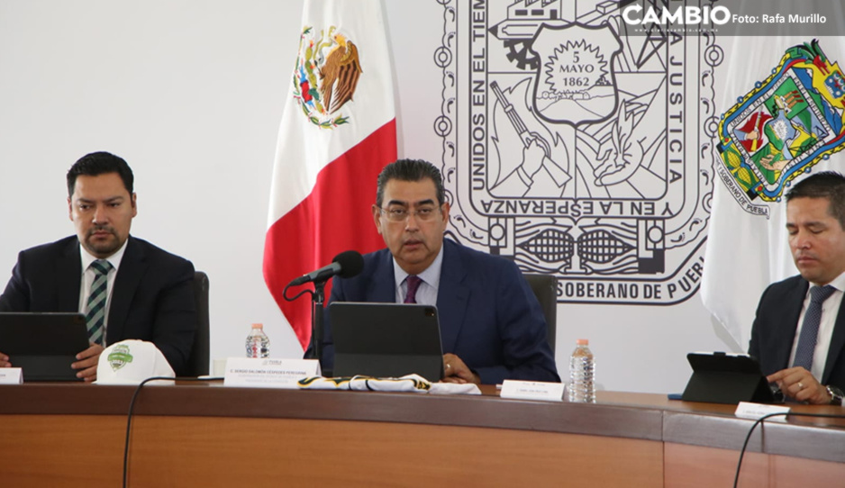 Funcionarios que aspiren a la gubernatura de Puebla deben renunciar: Sergio Salomón
