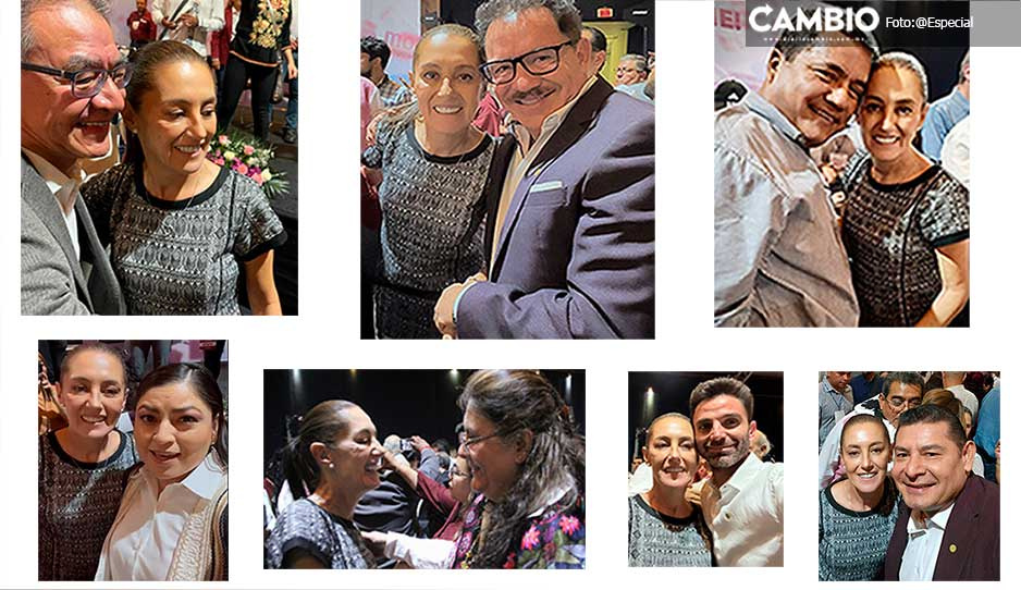 Se desata la guerra entre aspirantes por una FOTO con Sheinbaum