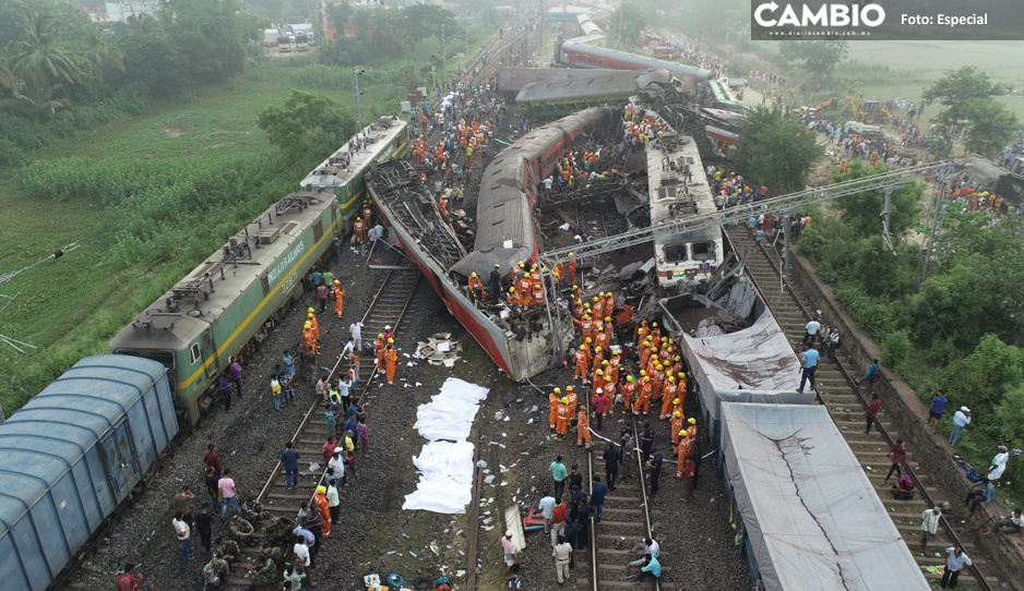 Tragedia en India: 230 muertos y 900 heridos el saldo de un choque de trenes (FOTOS)