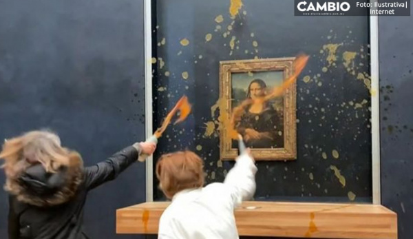 VIDEO: ¿Y la seguridad? Activistas vandalizan cuadro de la Mona Lisa en París