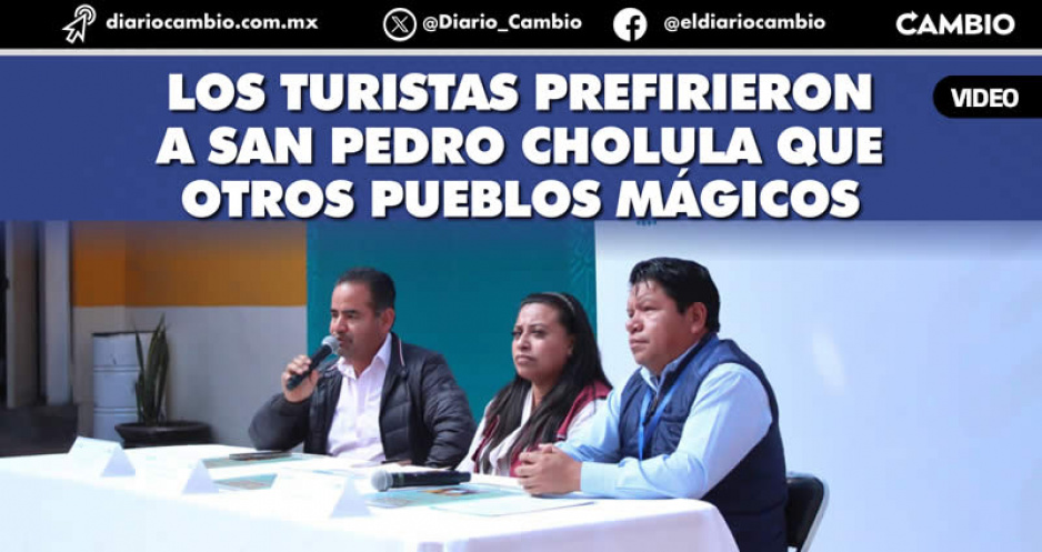 San Pedro Cholula, el Pueblo Mágico más visitado del estado en 2023