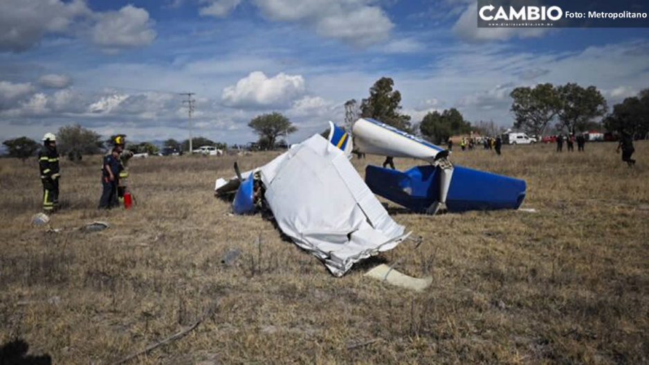Avioneta se desploma en Aguascalientes; hay dos heridos (VIDEO)
