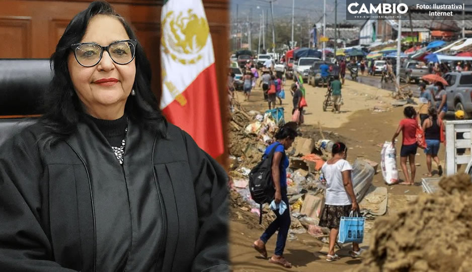 Norma Piña acepta propuesta de AMLO y donará fideicomisos a damnificados de Acapulco