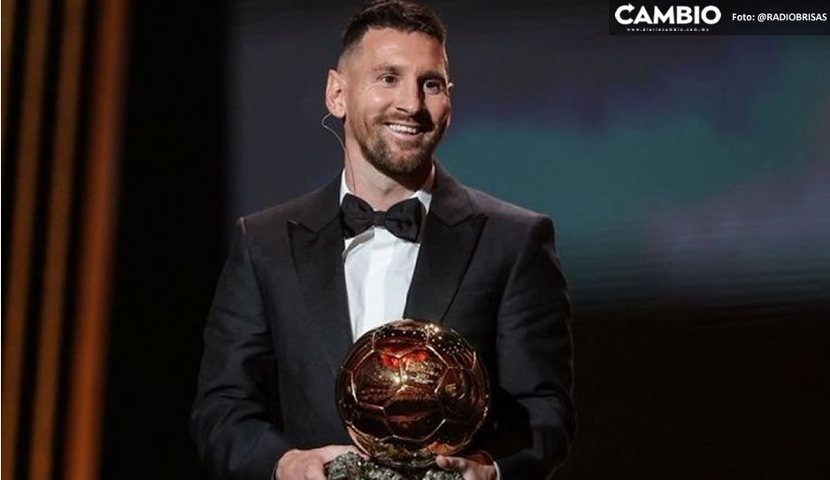 ¡El mejor de la historia! Lionel Messi gana su octavo Balón de Oro (VIDEO)