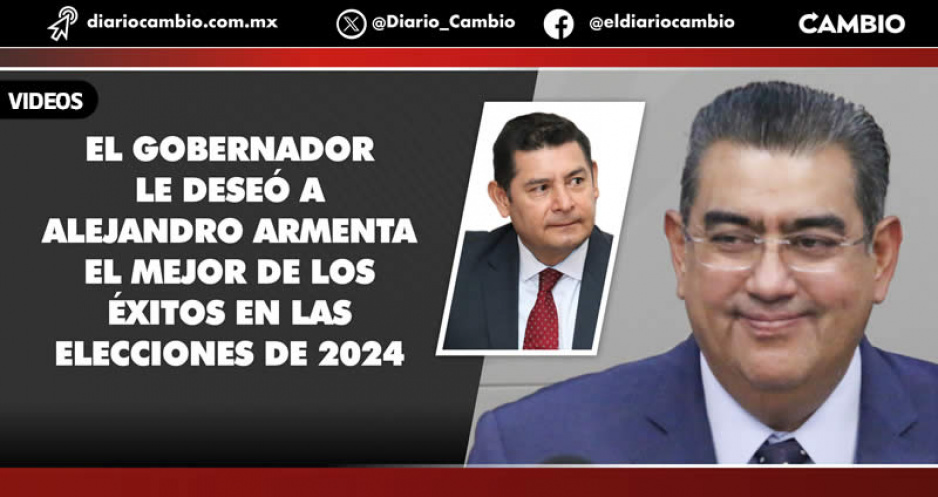 Sergio Salomón reconoce a AA como coordinador de la 4T en Puebla y pide unidad