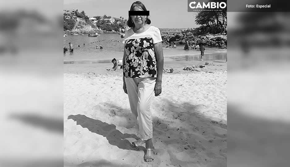 Ella es Lidia, la maestra que su desalmado hijo intentó enterrar en el patio tras asesinarla