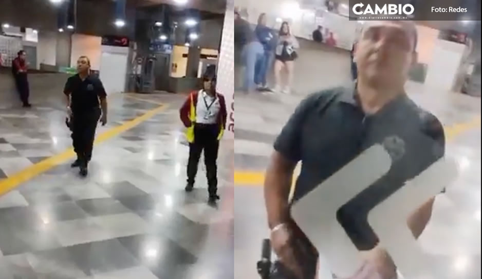 Le niegan acceso a mujer en tren ligero por borracha (VIDEO)