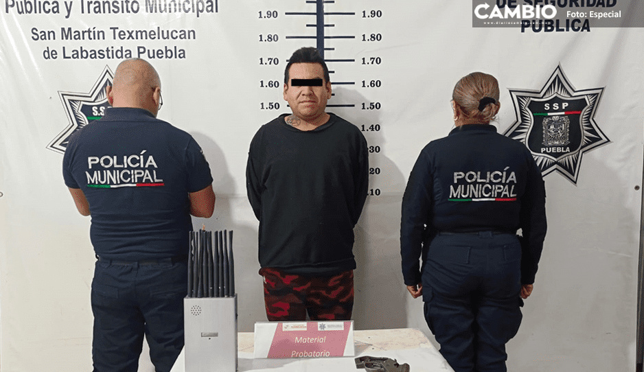 Cae Gibrán N por portación de arma de fuego en Tecaltzingo