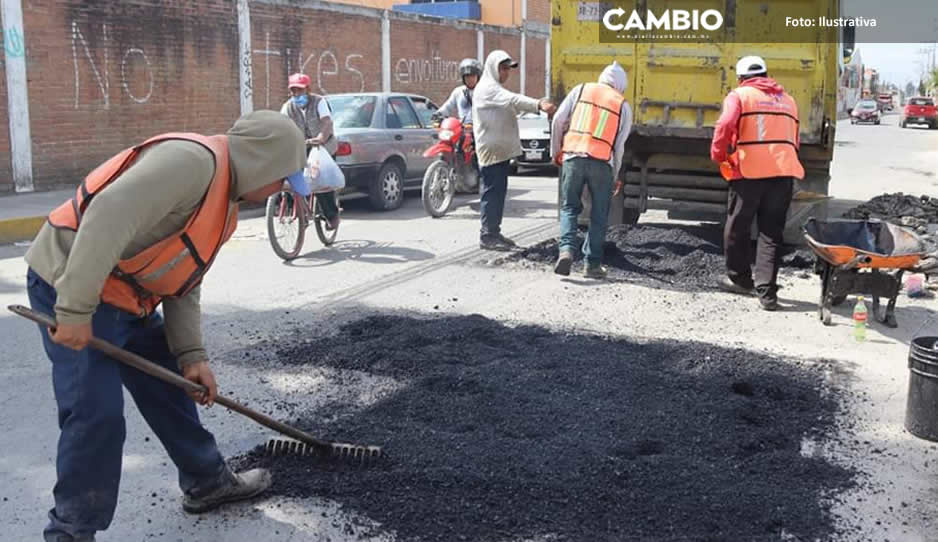 Ayuntamiento de Puebla invertirá 40 millones en trabajos de bacheo (VIDEO)