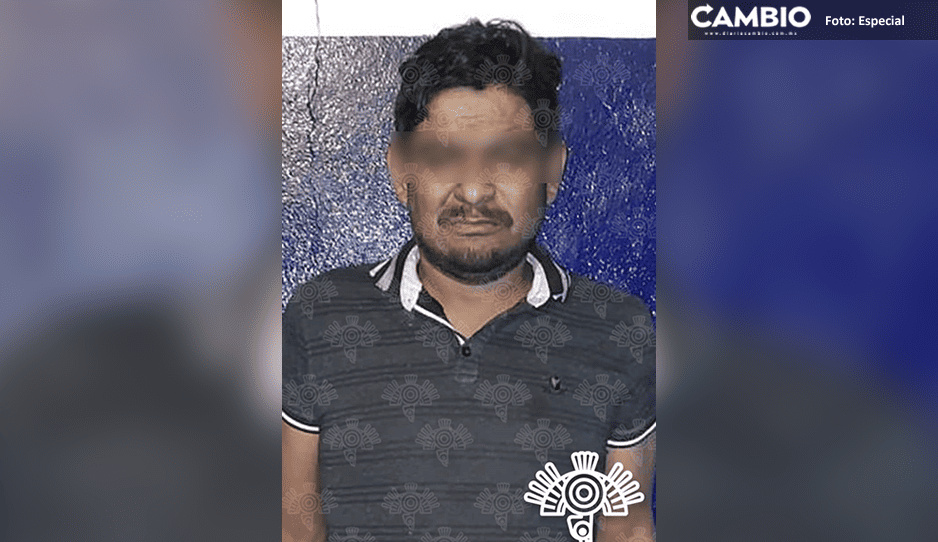 Detienen a Genaro con dosis de cristal y arma en Tehuacán