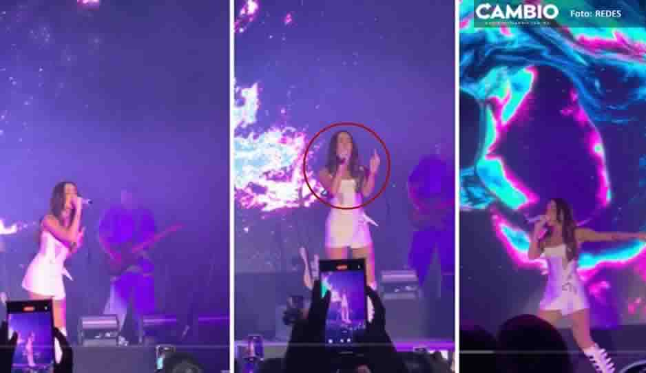 Nicki Nicole dedica “Britney señal” a Peso Pluma en su concierto (VIDEO)