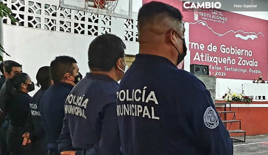 Policías de Teotlalcingo cumplirán cuatro años sin portar armas