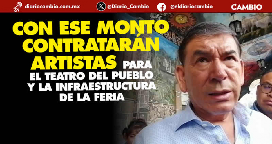 Pedro Tepole prefiere gastar 4.3 millones en su Feria e ignora la inseguridad y la crisis de basura en Tehuacán