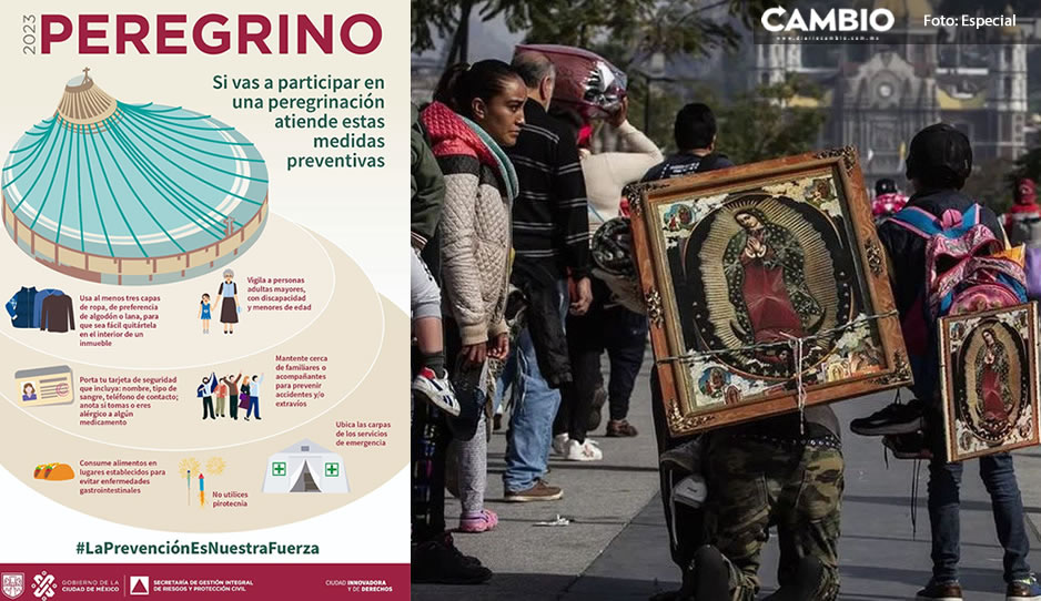 ¡Atención peregrino! Estas son siete recomendaciones para llegar seguro a la Basílica de Guadalupe